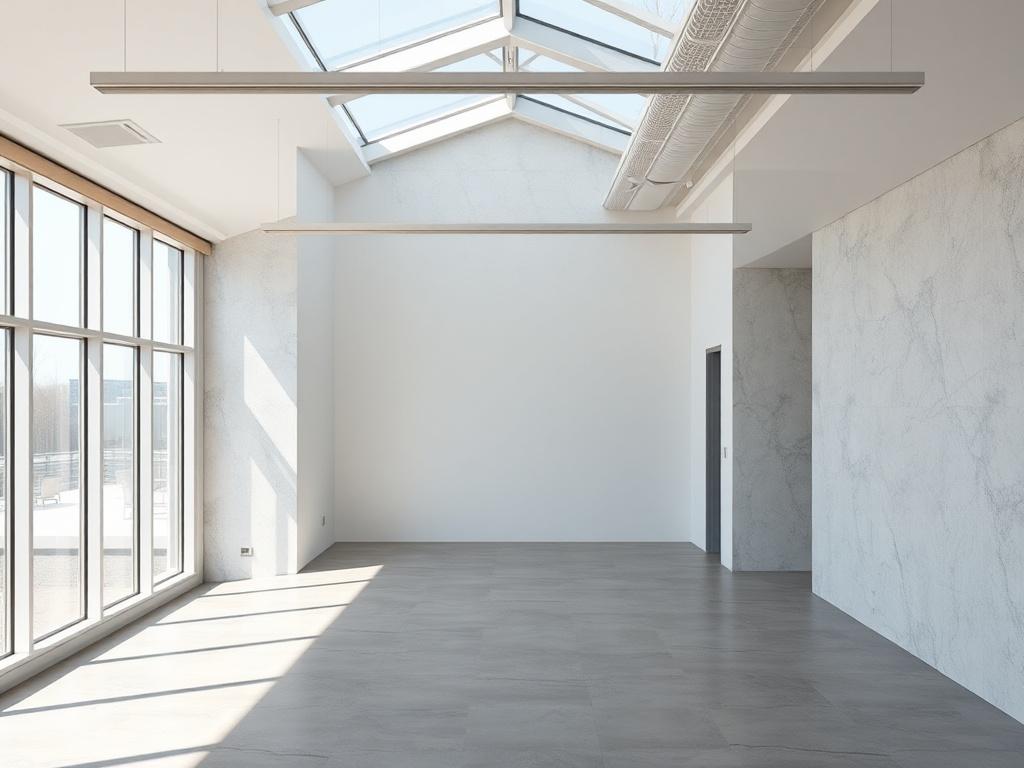 space in a small new buildingфото