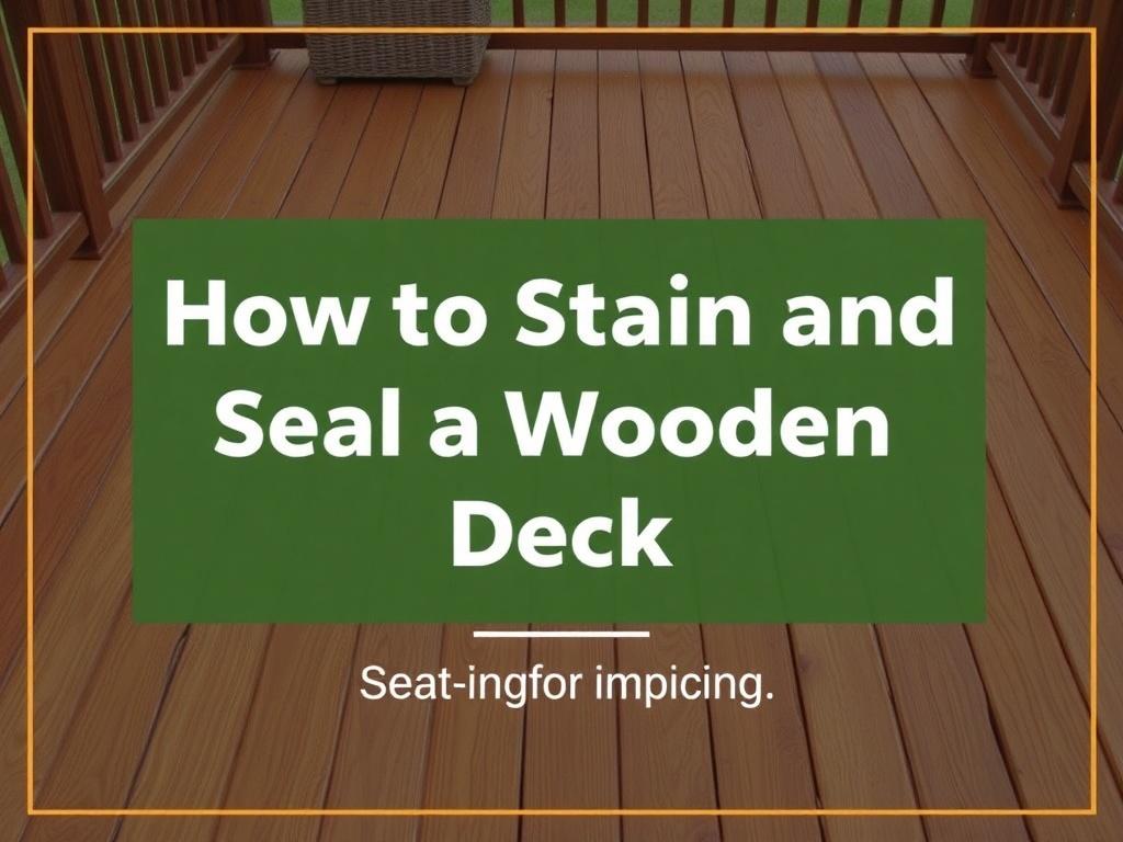     How to Stain and Seal a Wooden Deck. Summary and Final Encouragement
