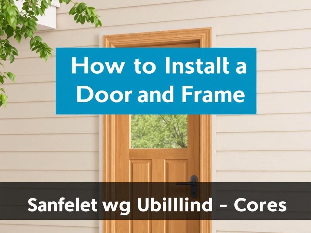     How to Install a New Door and Frame. Safety and Building Codes