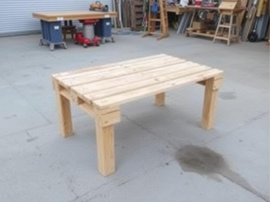     Construir una mesa de palés paso a paso.. Seguridad y preparación del taller