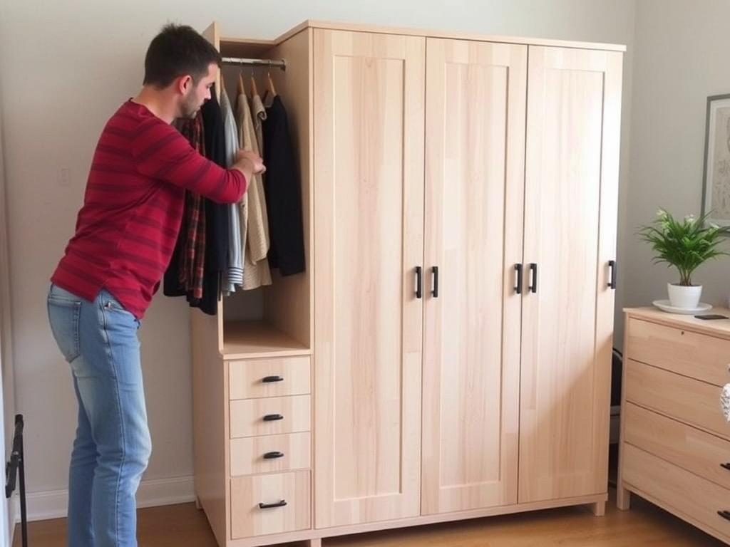     Einen Schrank zusammenbauen: Ohne Nervenkitzel. Aufbau Schritt für Schritt