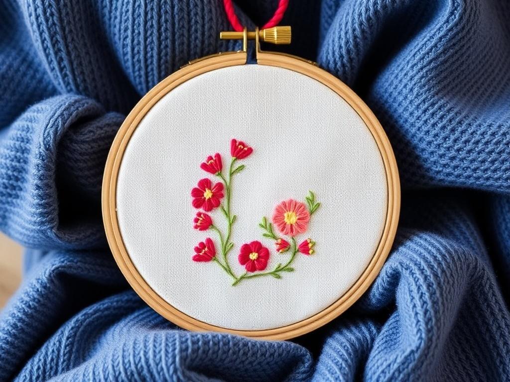 Hand embroidery is back in style — and how to make it the centerpiece of a cozy home.фото
