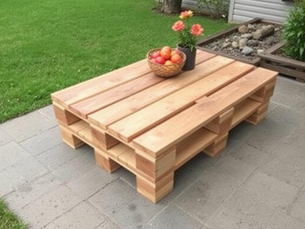     Construir una mesa de palés paso a paso.. Impacto ecológico y economía del proyecto