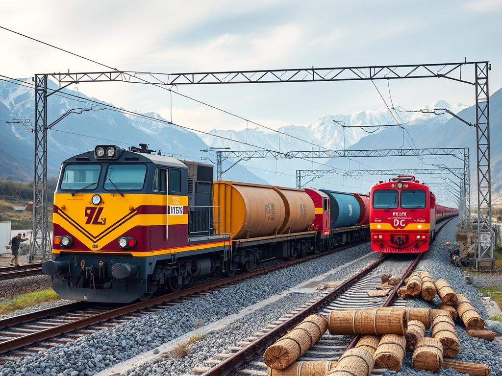 Rail freight transportation from Chinaфото