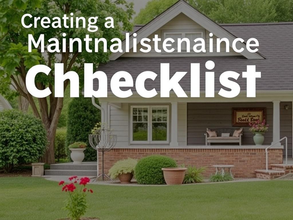     Creating a Home Maintenance Schedule Checklist. Final Checklist: Quick Reference