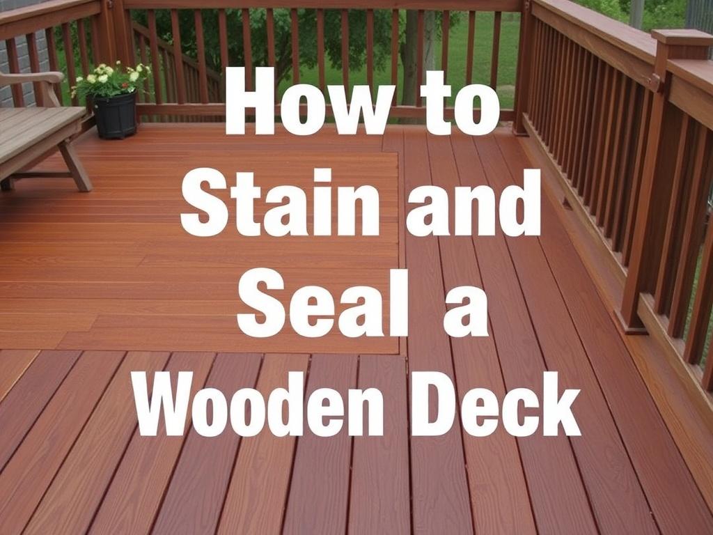     How to Stain and Seal a Wooden Deck. Essential Tools and Materials