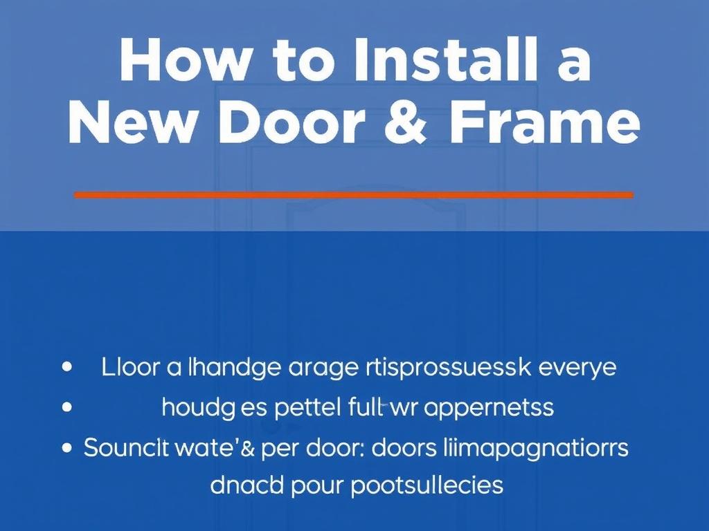     How to Install a New Door and Frame. Practical Tips and Tricks for a Smooth Installation