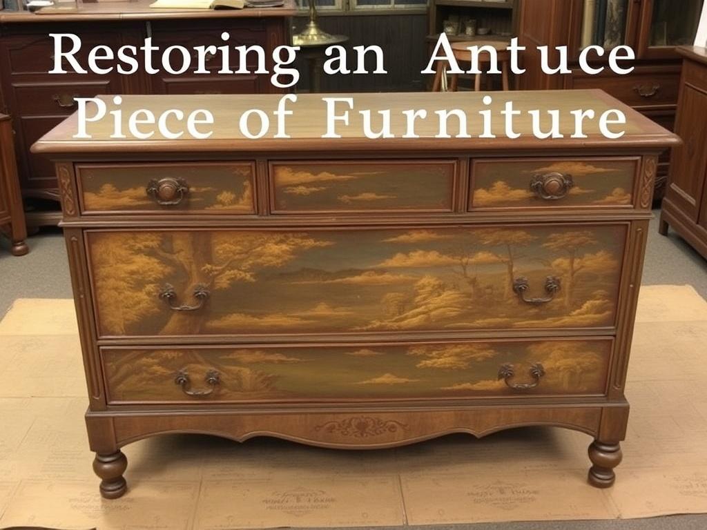     Rénover un Meuble Ancien : Techniques de Base. Étapes résumées pas à pas